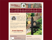 Tablet Screenshot of mailboxgallery.com